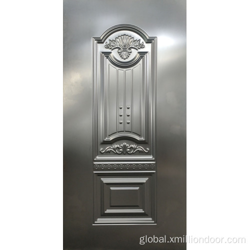 Two Panel Doors Exterior Laminate Metal Door Plate Supplier